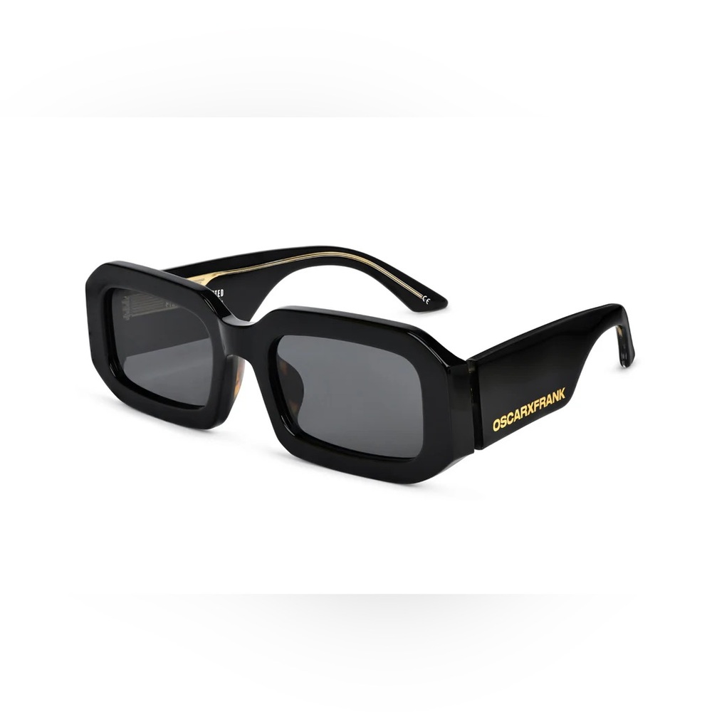 OSCAR X FRANK PIRU GLOSS BLACK SUNGLASSES